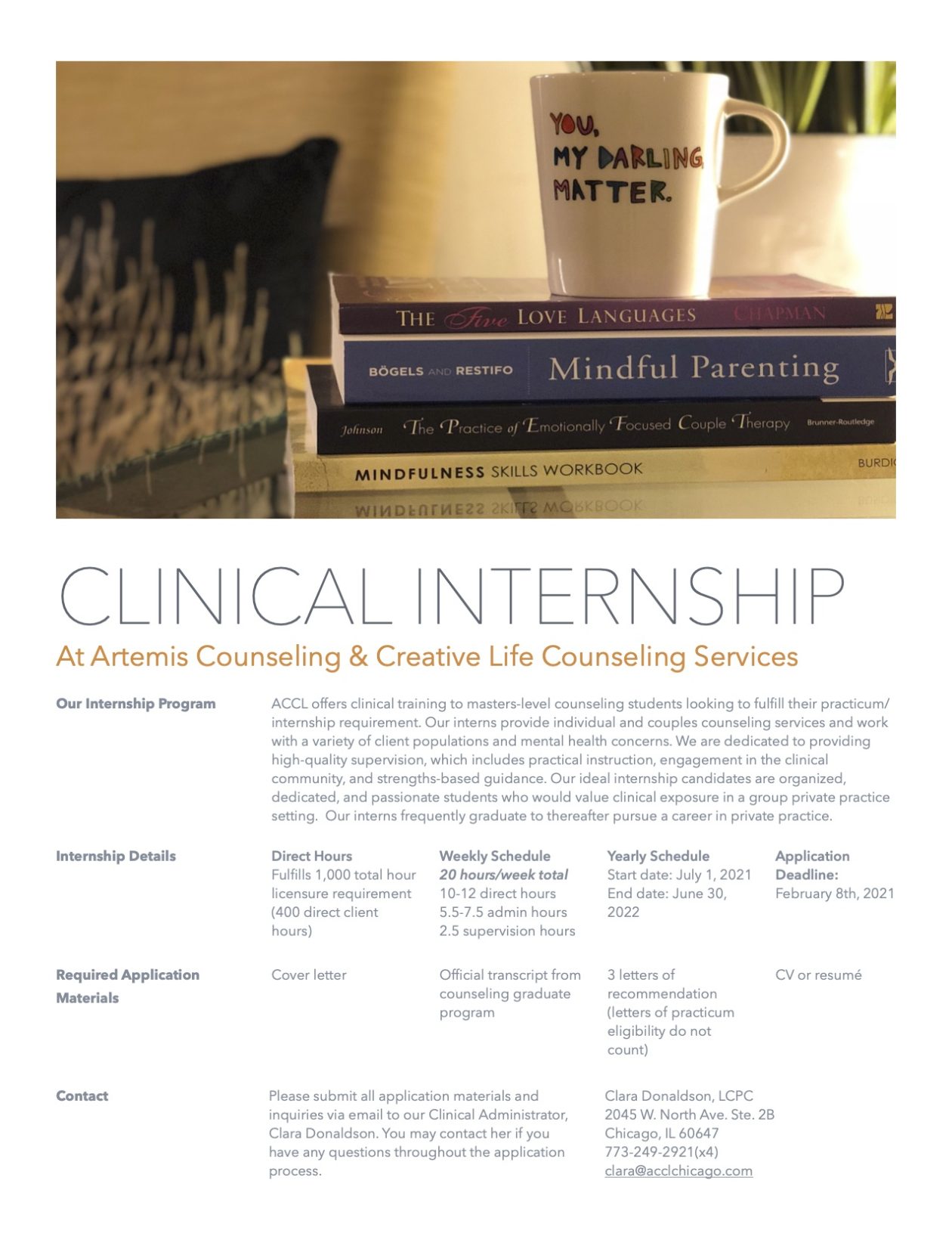 Counseling internships